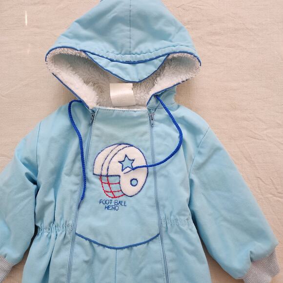 Vintage Football Snowsuit 12 months - Picture 2 of 6
